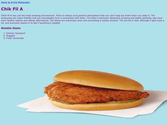 1ChikFilA screenshot