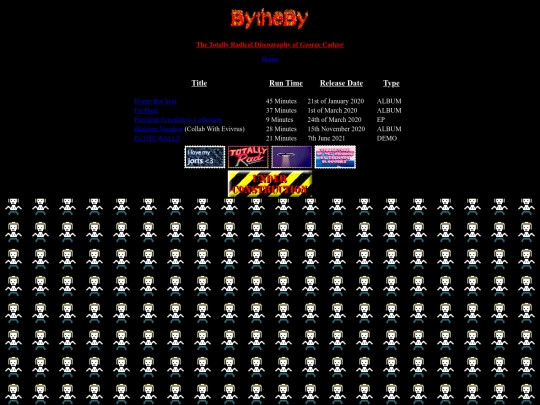 Pages/discography screenshot