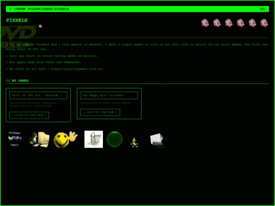 index screenshot