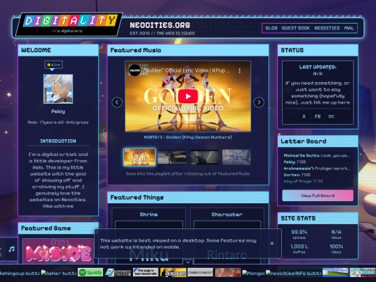 test screenshot