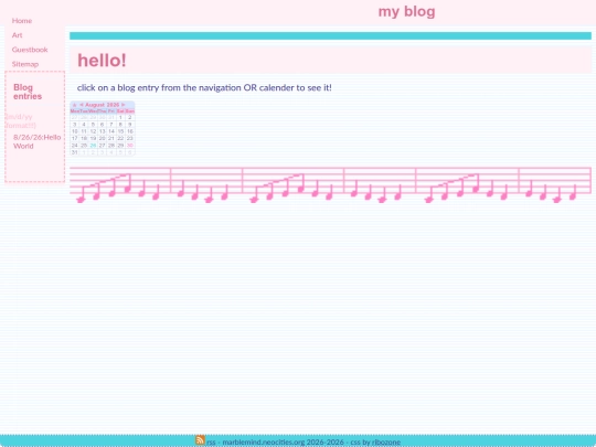 blog screenshot