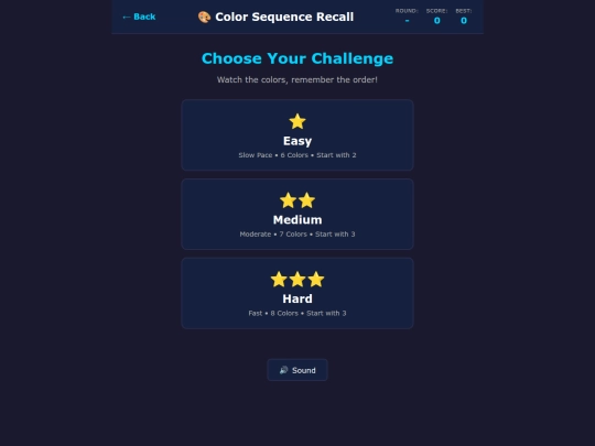 color-sequence-recall screenshot