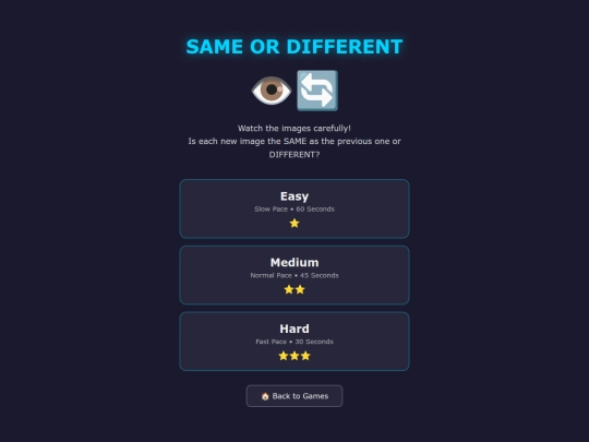 same-or-different screenshot