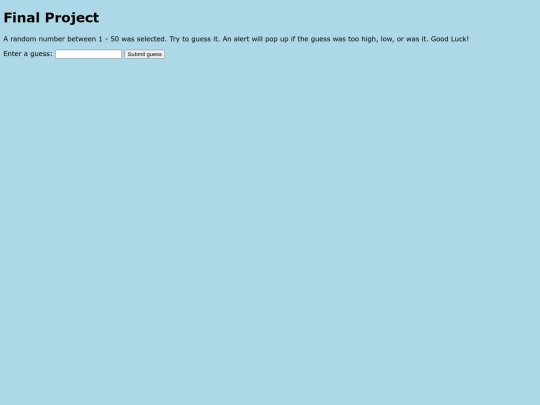 finalproject screenshot