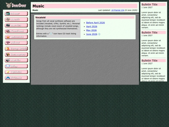 pages/music screenshot