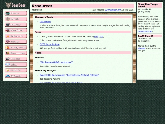 pages/resources screenshot