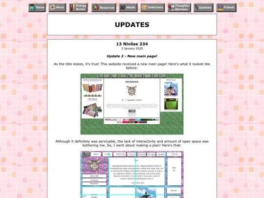pages/updates screenshot