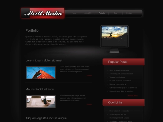 portfolio screenshot