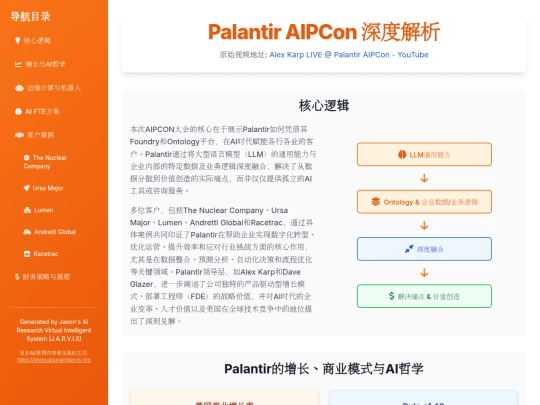 Palantir AIPCon 深度解析 screenshot