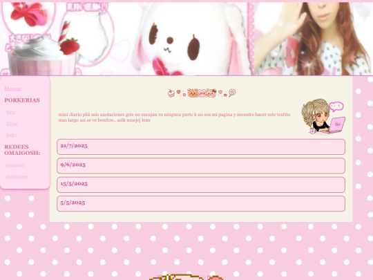 je/Blog screenshot