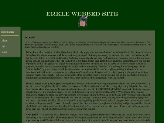 links screenshot