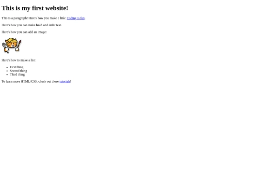 index screenshot
