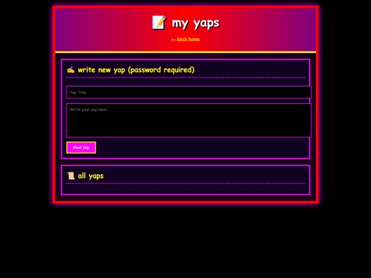 yaps screenshot