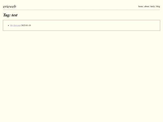 tags/test screenshot