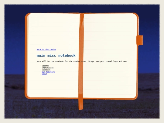 MiscNotebook/MainMiscPage screenshot