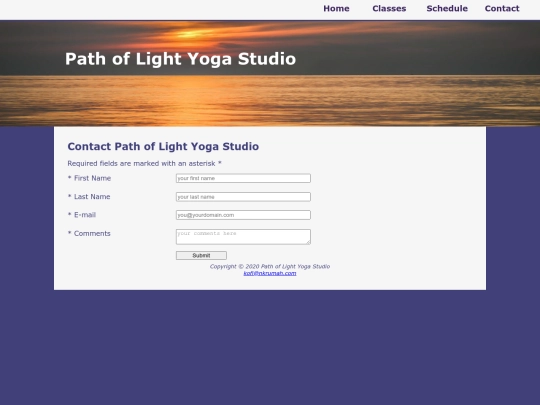 ch10yoga/contact screenshot