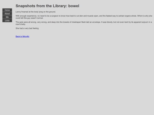 Microfic/LoR_Bowel screenshot