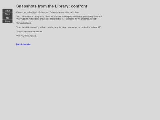 Microfic/LoR_Confront screenshot