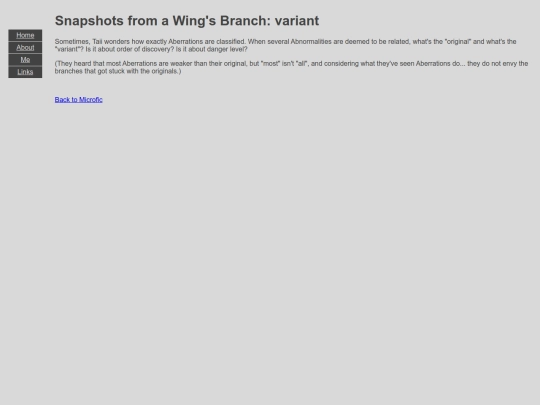 Microfic/WL_Variant screenshot