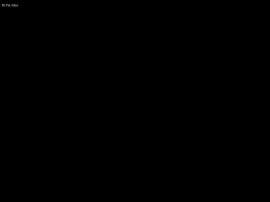 alice screenshot