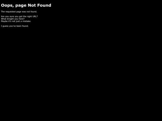 not_found screenshot