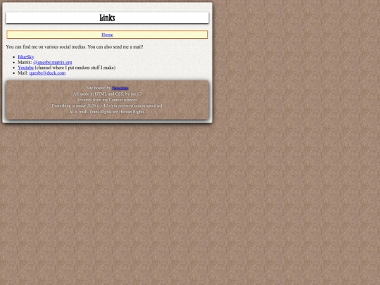 links screenshot