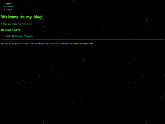 blog screenshot