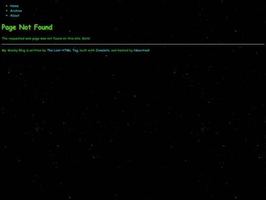 not_found screenshot