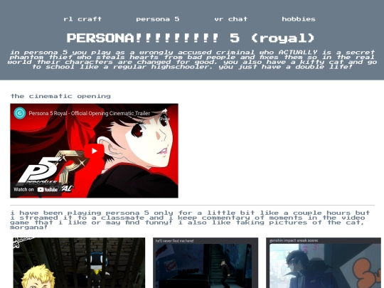 persona5 screenshot