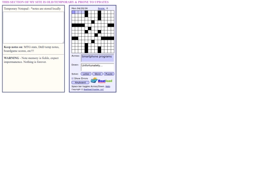 pages/funPage screenshot