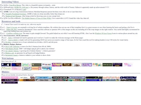pages/linksPage screenshot