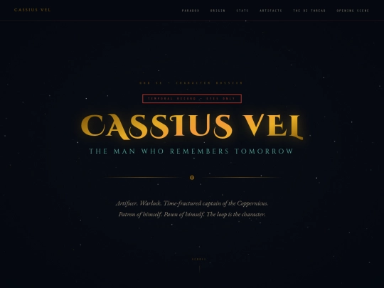 Character screenshot