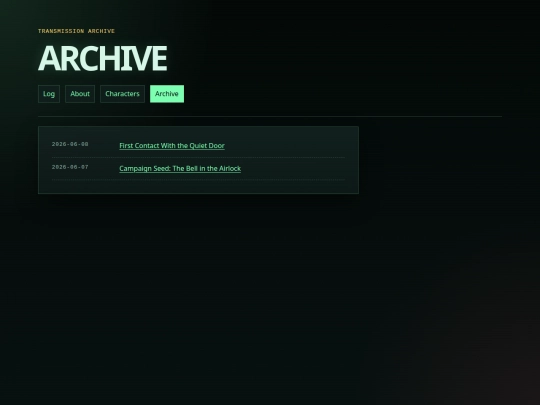 archive screenshot