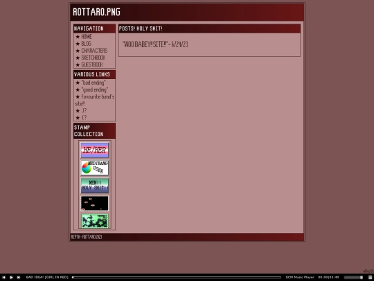 blog screenshot