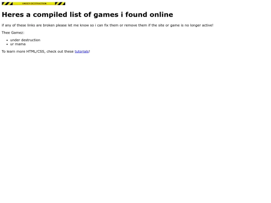 games screenshot