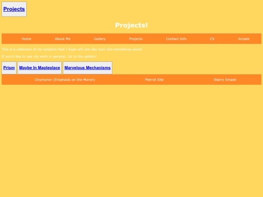 Projects screenshot