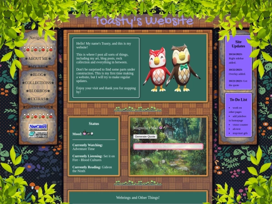 homepage screenshot