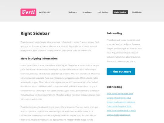 pagina web/right-sidebad screenshot