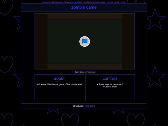 games/zombiegame screenshot