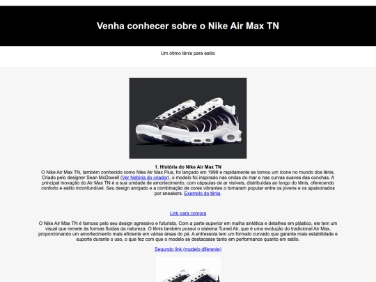 NIKE TN screenshot