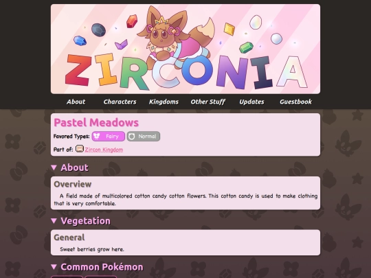 kingdoms/zircon/pastel-meadows screenshot