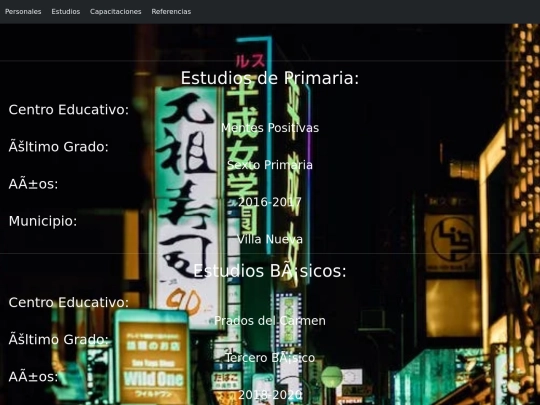 html/dos screenshot