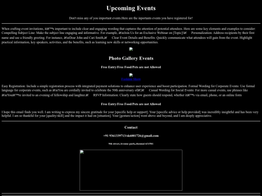 Event/code/event screenshot