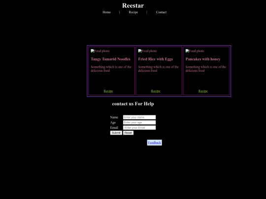 Reestar project screenshot