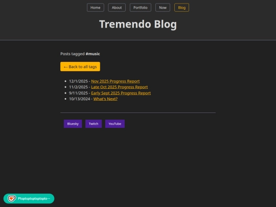 blog/tags/music screenshot