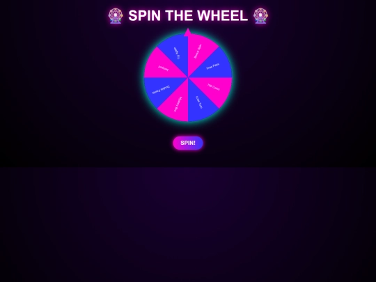 spinwheel screenshot