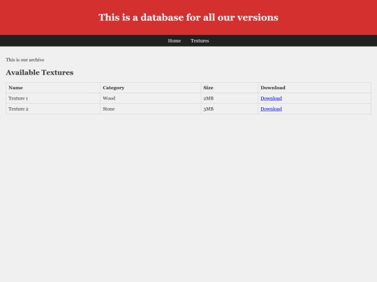 index screenshot