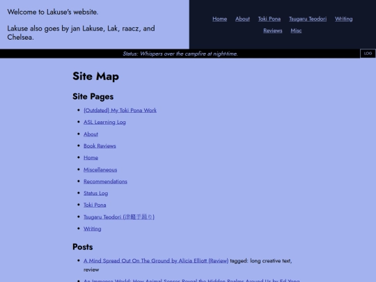 sitemap screenshot