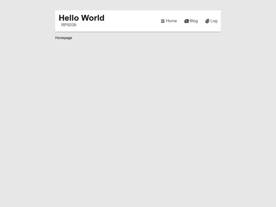 log/home screenshot