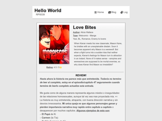 log/love-bites screenshot